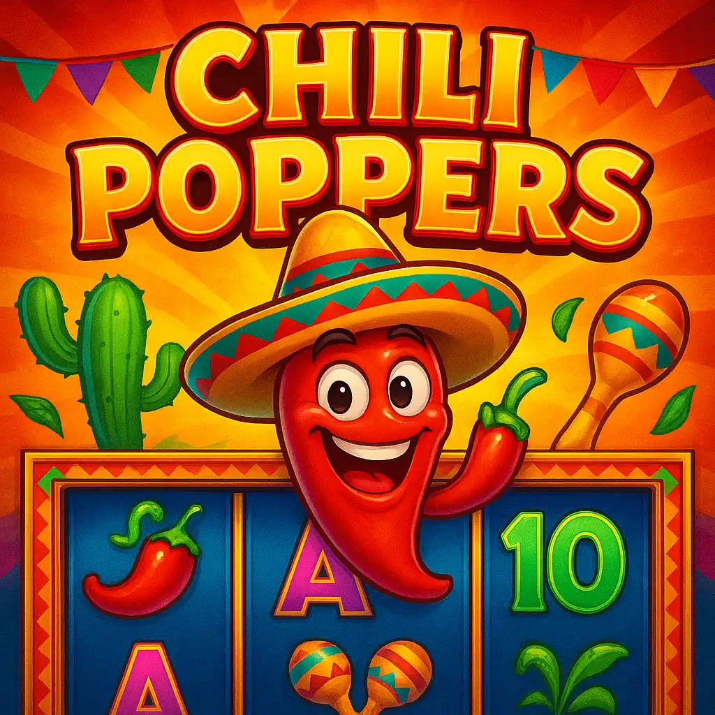 Chili Poppers slot game screen