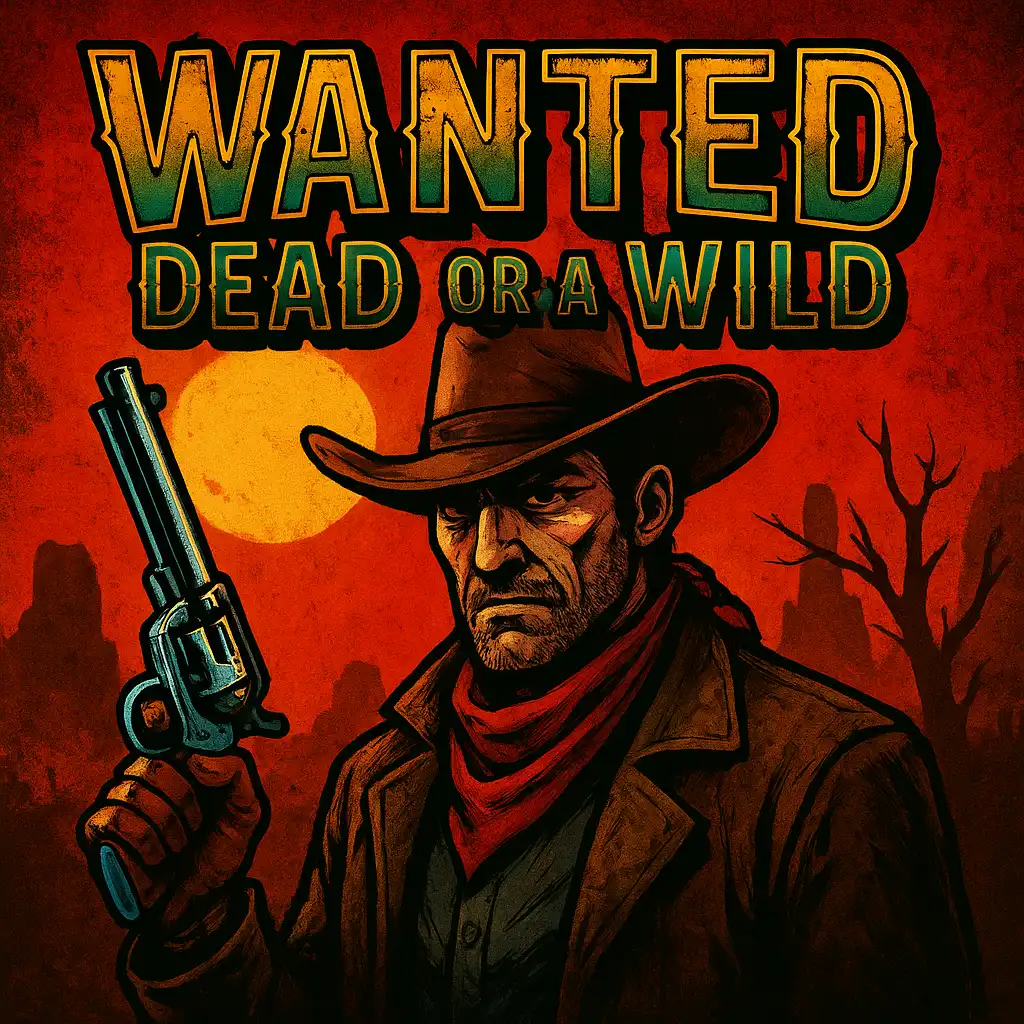 Wanted Dead or a Wild slot game screen